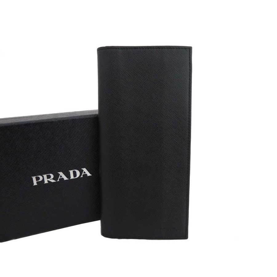 Prada Saffiano Key Black Ring Leather Case